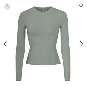 SKIMS COTTON LONG SLEEVE MINERAL
